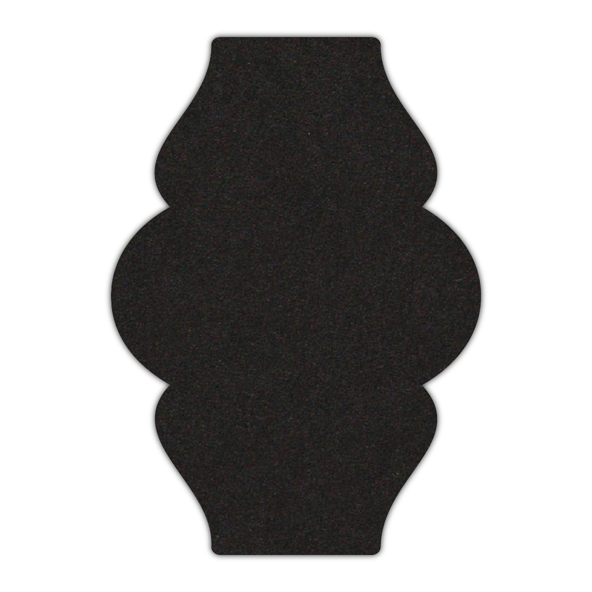CMYK Print on Deep Black Cardstock | Shape P6 | 8" x 10"