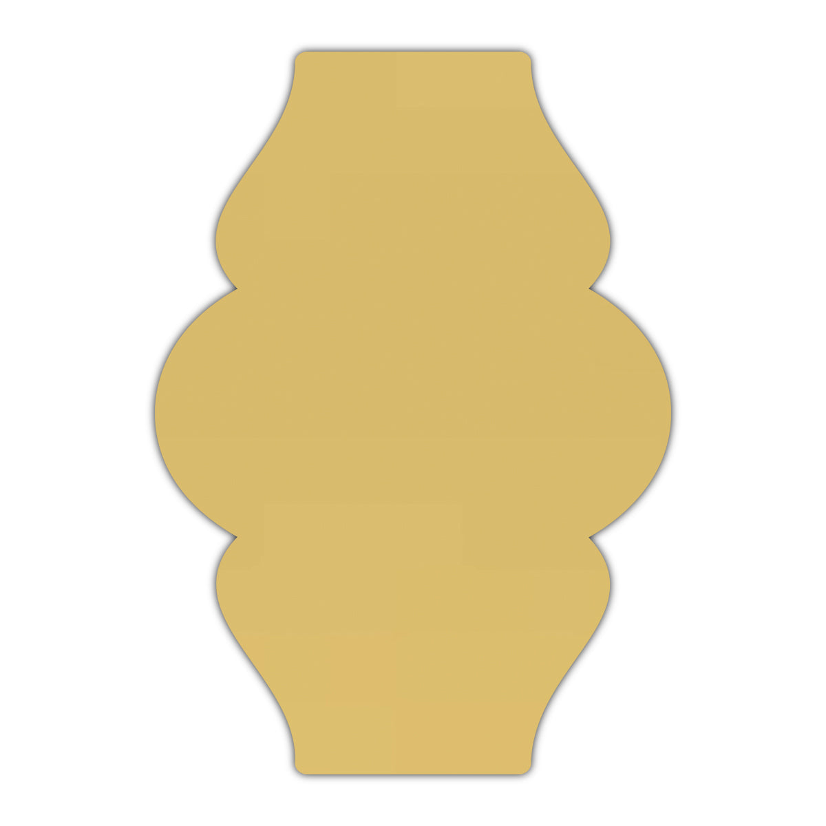 CMYK Print on Shimmer Gold Cardstock | Shape P6 | 3.5" x 5"