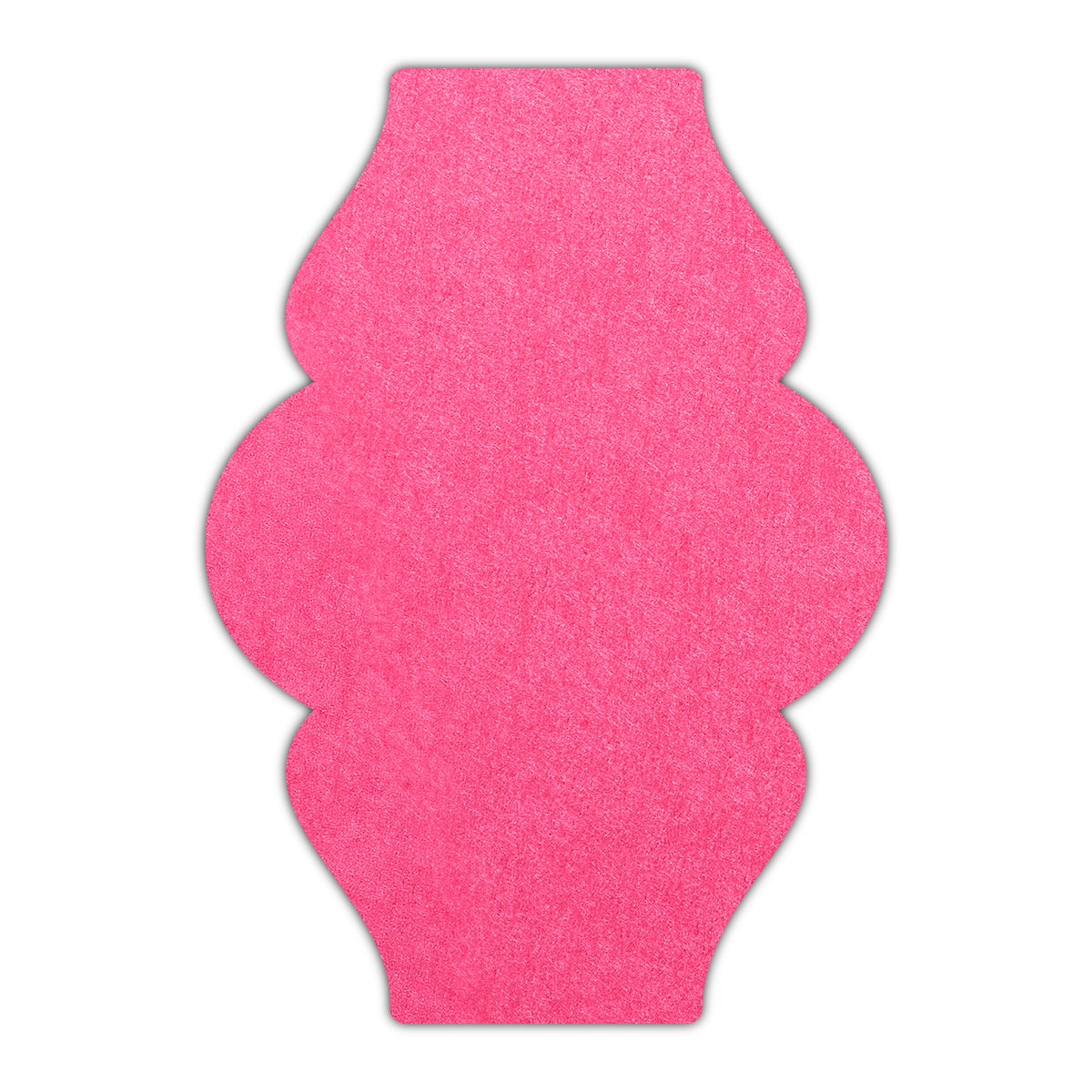 CMYK Print on Hot Pink Cardstock | Shape P6 | 12" x 18"