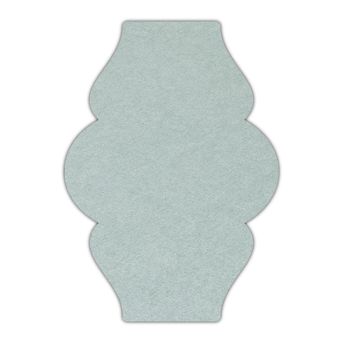 CMYK Print on Powder Green Cardstock | Shape P6 | 3" x 5"