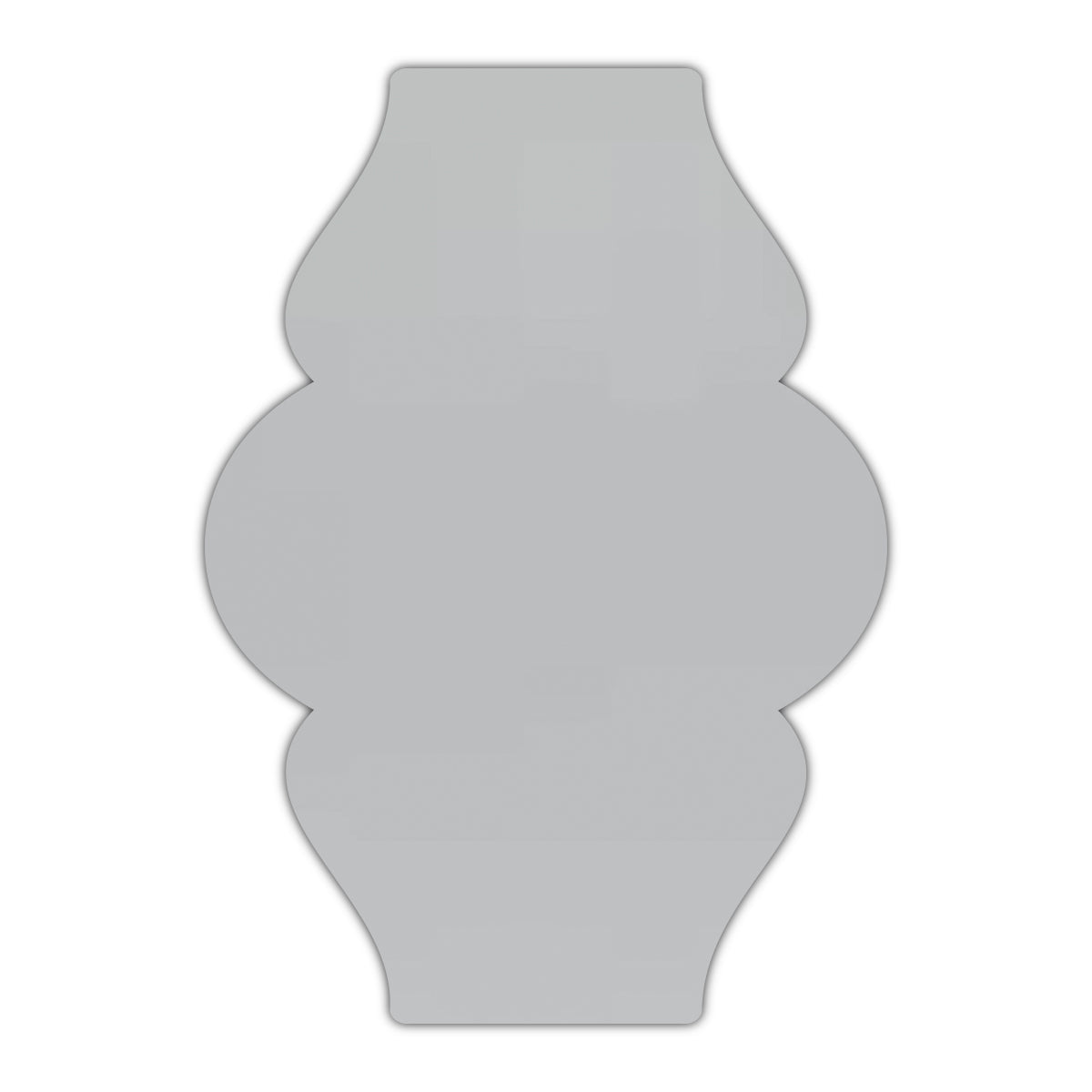 CMYK Print on Shimmer Silver Cardstock | Shape P6 | 5" x 8"
