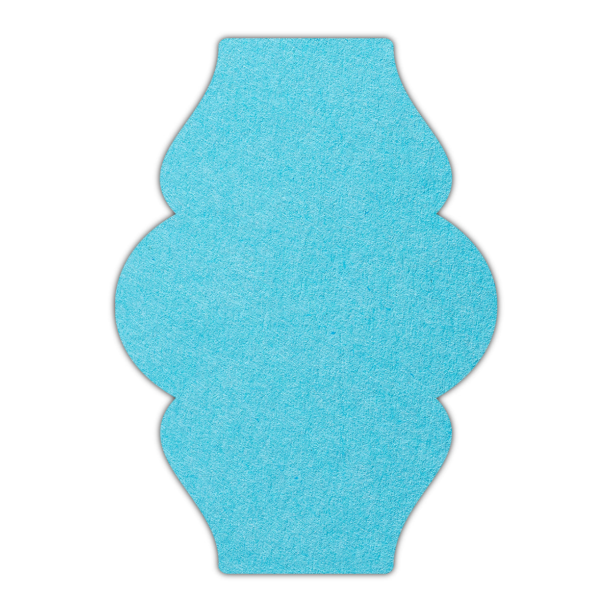CMYK Print on Turquoise Cardstock | Shape P6 | 5.5" x 8.5"