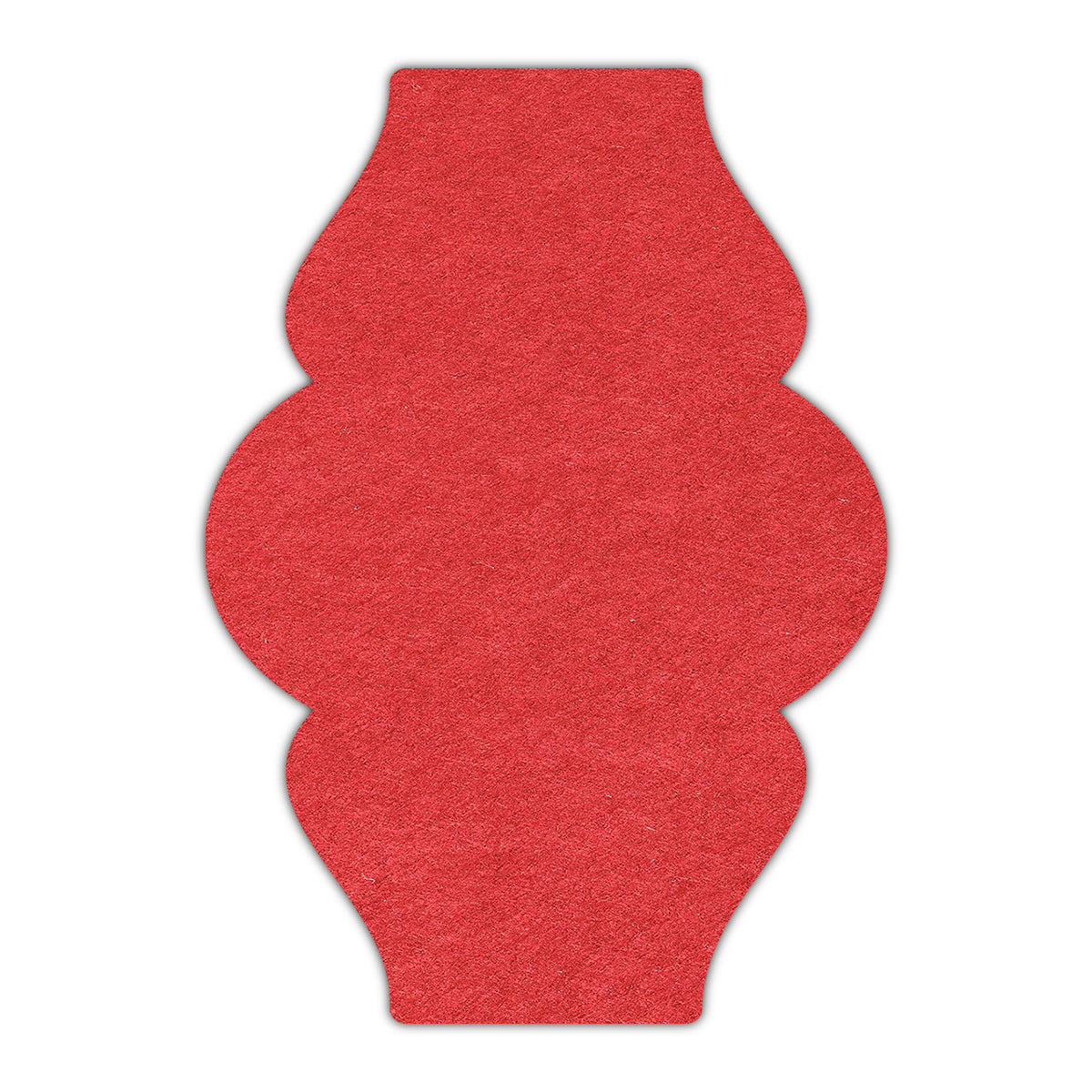 CMYK Print on Vermilion Cardstock | Shape P6 | 2.5" x 3.5"