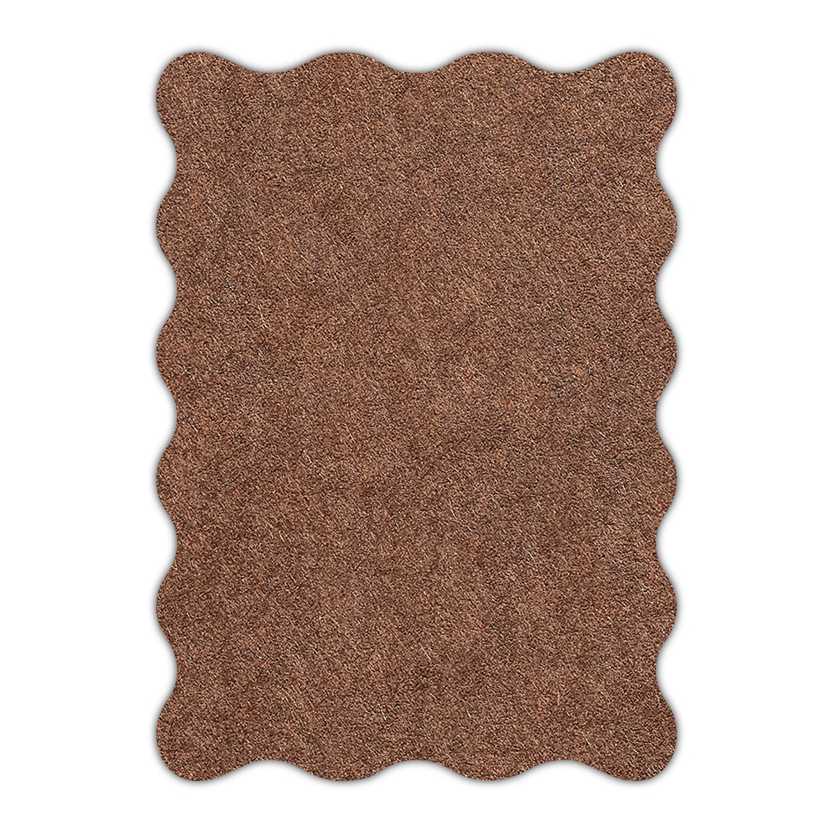 CMYK Print on Bagdad Brown Cardstock | Shape P73 | 2" x 3"