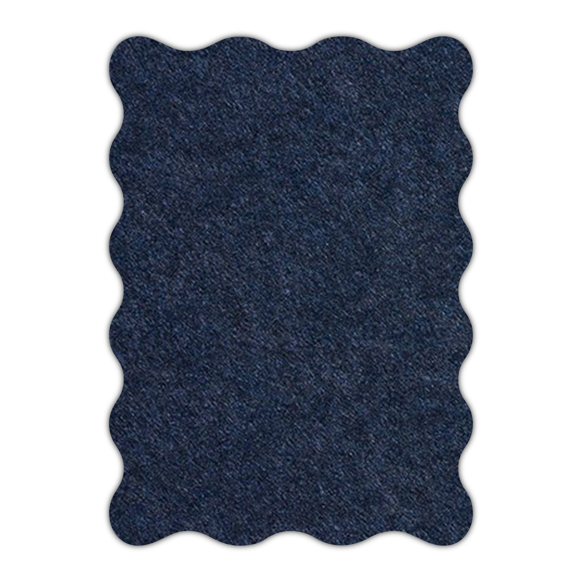 CMYK Print on Dark Navy Blue Cardstock | Shape P73 | 3" x 4"