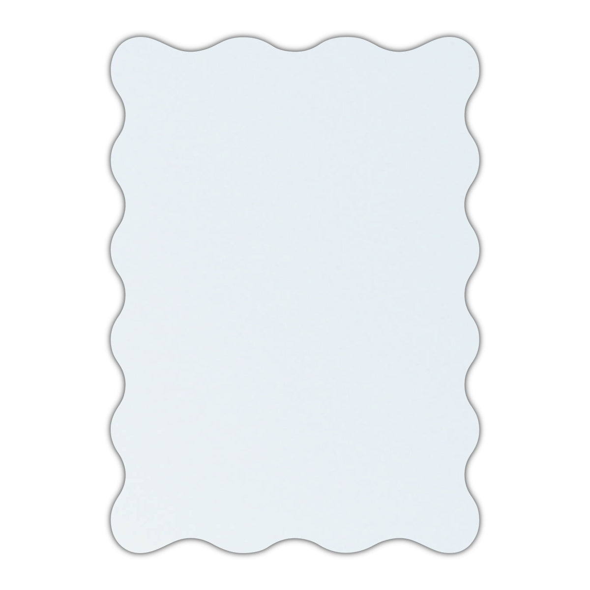 CMYK Print on Shimmer Ice Silver Cardstock | Shape P73 | 12" x 18"