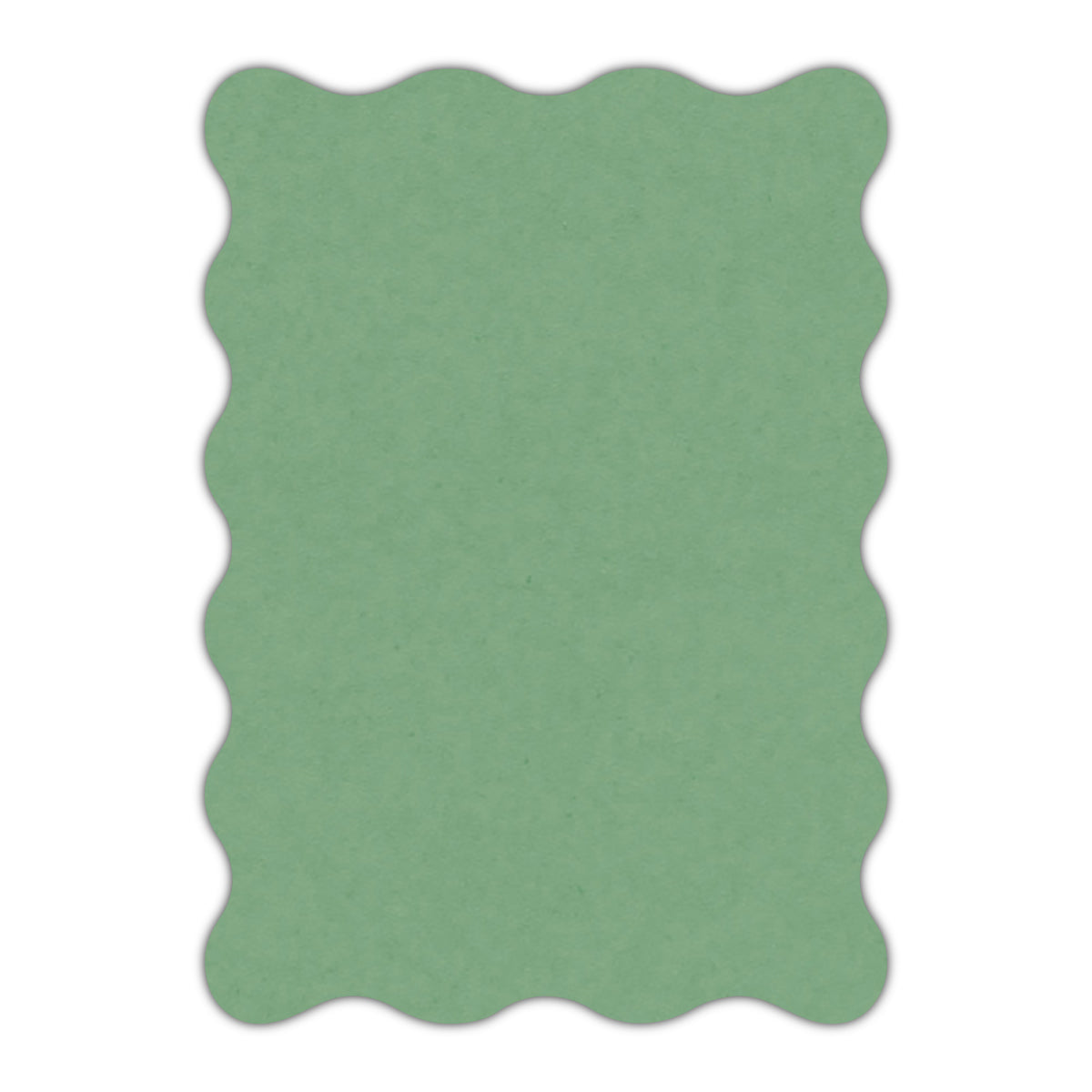 CMYK Print on Matcha Tea Cardstock | Shape P73 | 3" x 5"