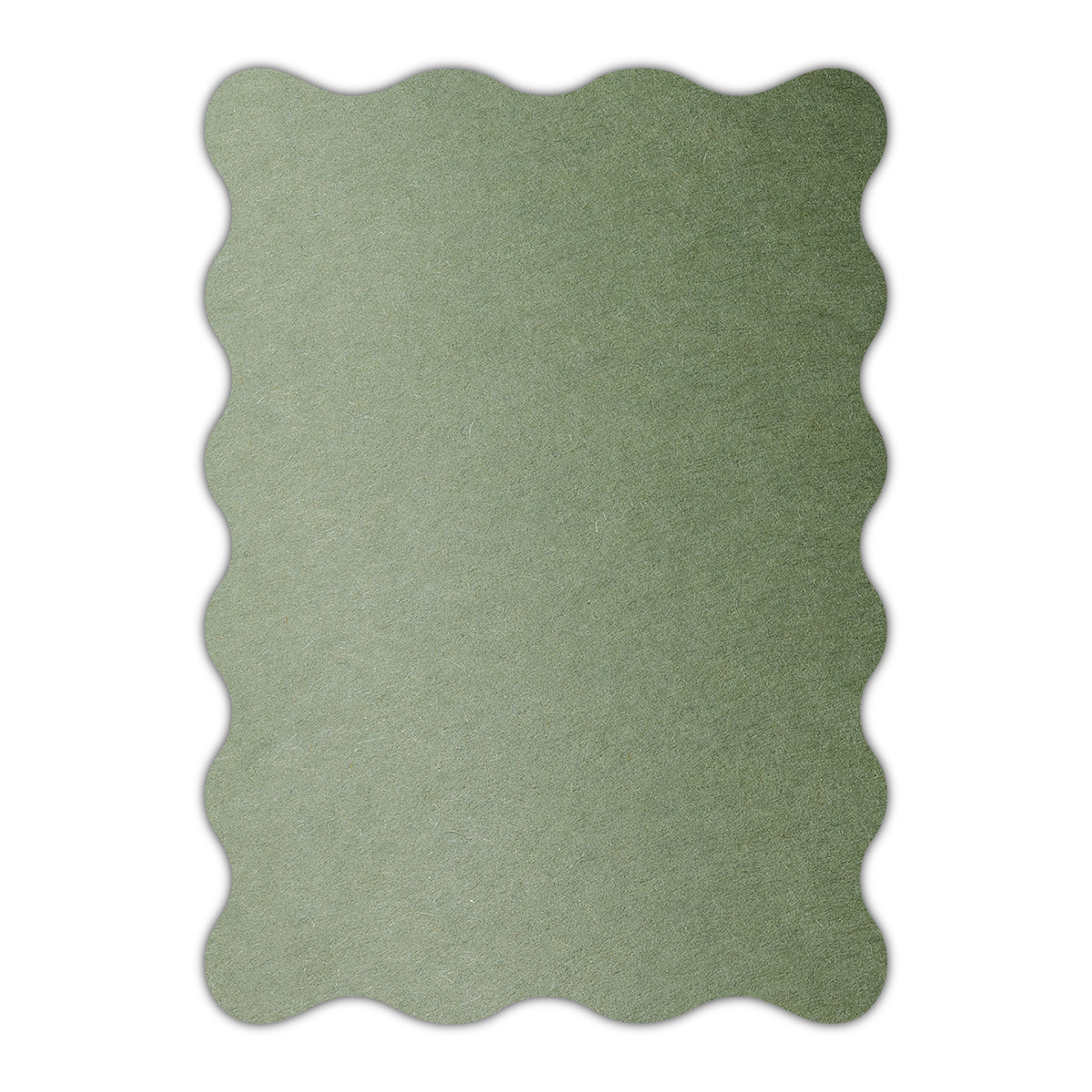 CMYK Print on Mid Green Cardstock | Shape P73 | 6" x 9"
