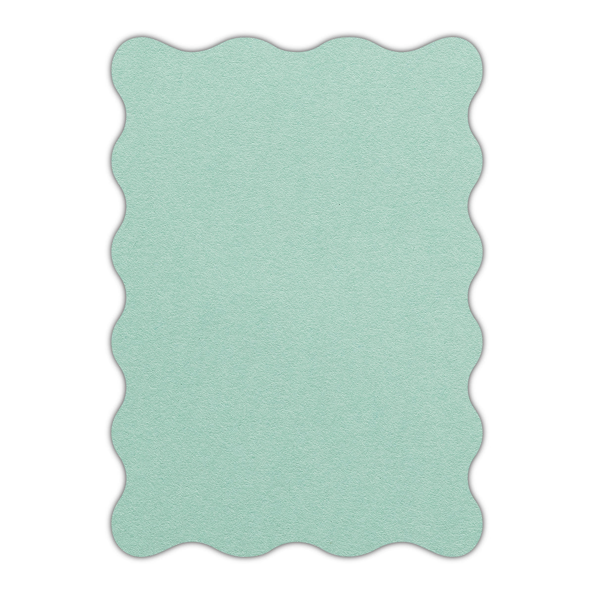 CMYK Print on Park Green Cardstock | Shape P73 | 3" x 4"
