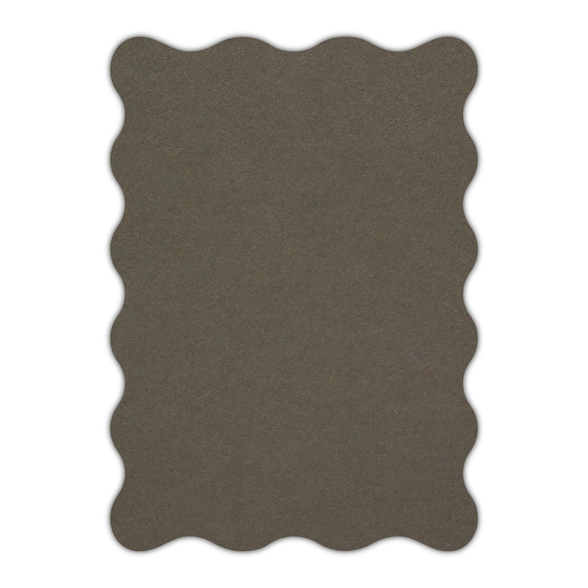 CMYK Print on Sombre Grey Cardstock | Shape P73 | 2" x 3.5"