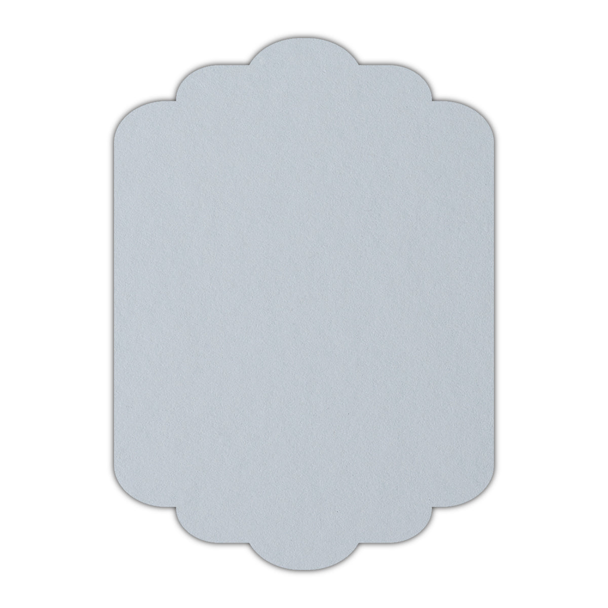 CMYK Print on Cool Blue Cardstock | Shape P74 | 8" x 10"