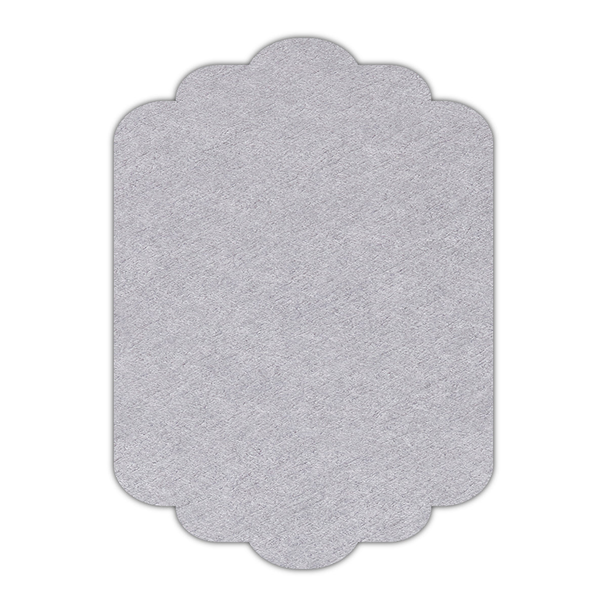 CMYK Print on Cool Grey Cardstock | Shape P74 | 5" x 7"