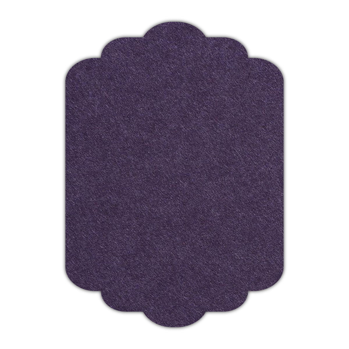 CMYK Print on Grape Cardstock | Shape P74 | 2" x 3.5"