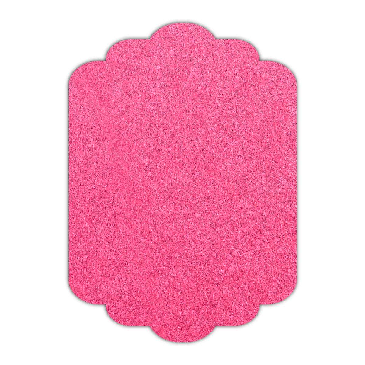 CMYK Print on Hot Pink Cardstock | Shape P74 | 8.5" x 11"