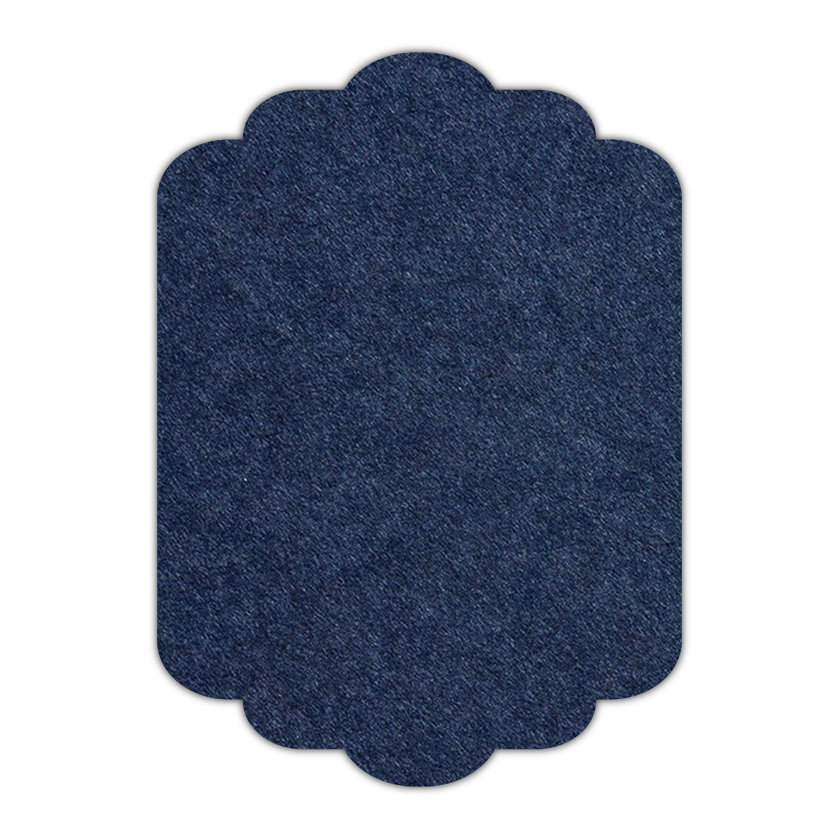 CMYK Print on Midnight Blue Cardstock | Shape P74 | 6" x 9"