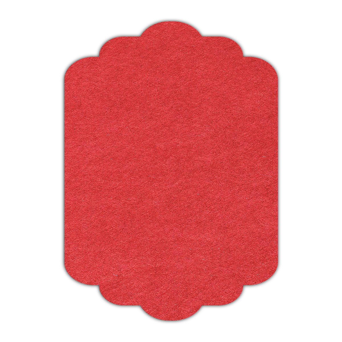CMYK Print on Vermilion Cardstock | Shape P74 | 4.25" x 5.5"