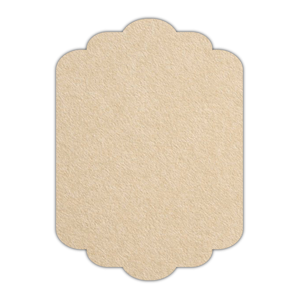 CMYK Print on Wheat Cardstock | Shape P74 | 2.5" x 3.5"