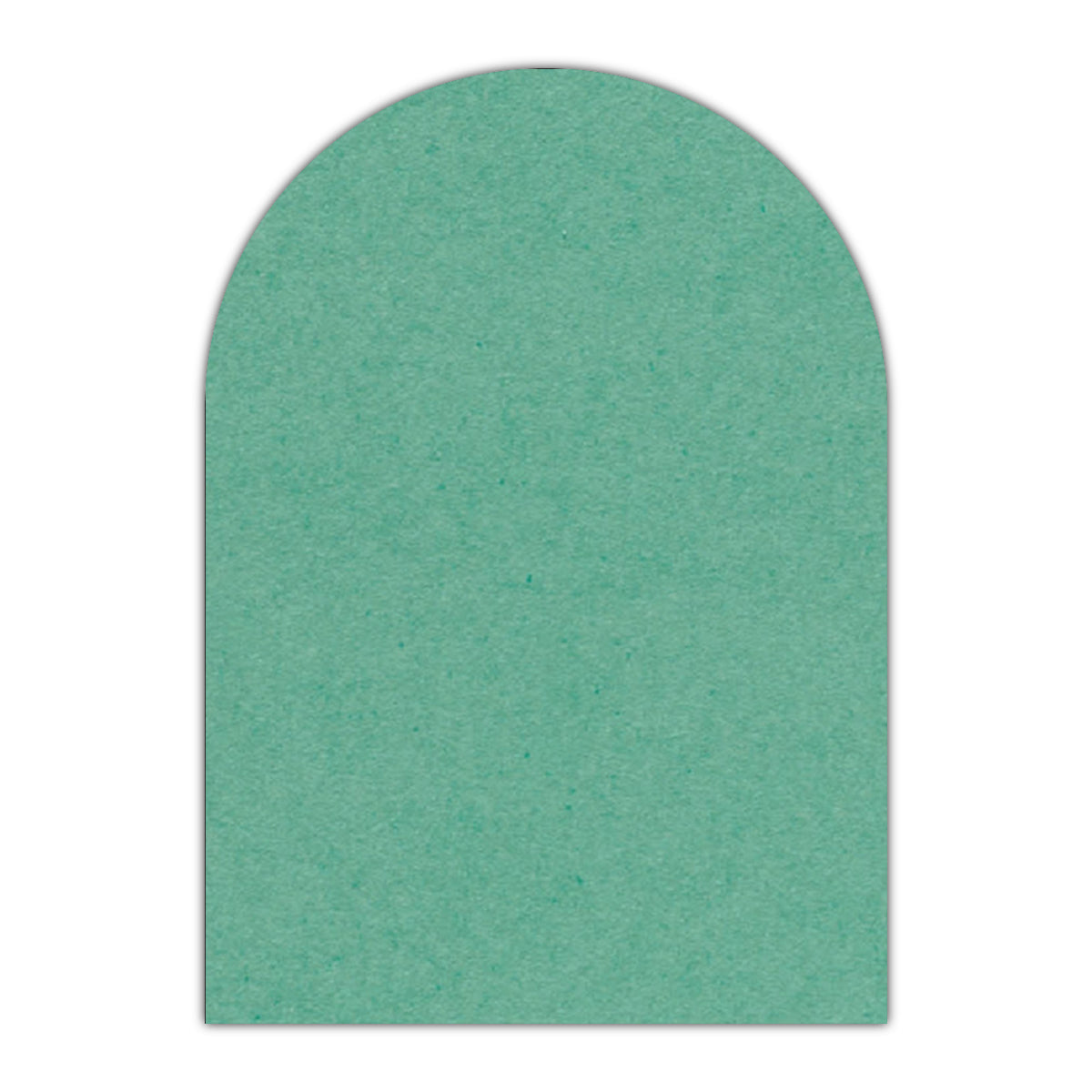 CMYK Print on Caribbean Blue Cardstock | Shape P76 | 3" x 4"