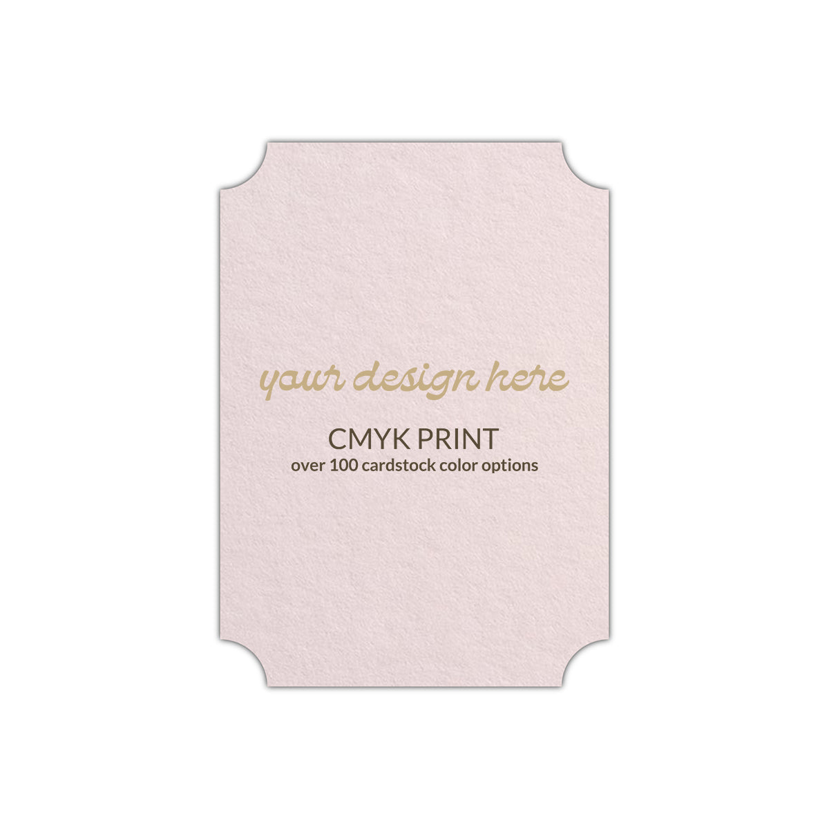 Shape P78 Diecut Card | CMYK Print | 12" x 18"