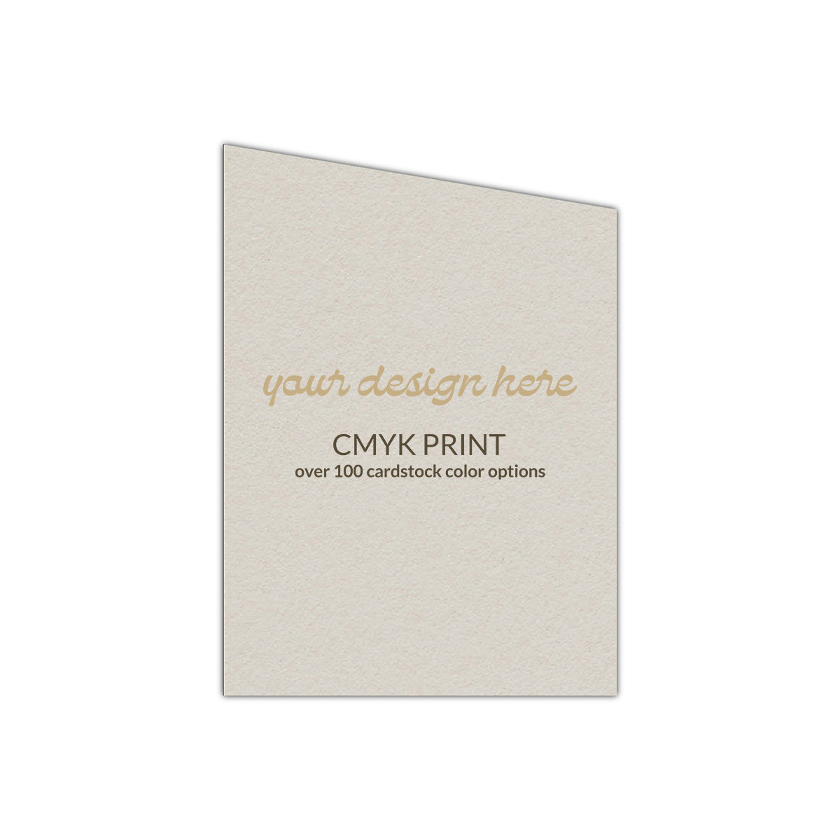 Shape P79 Diecut Card | CMYK Print | 2" x 3"