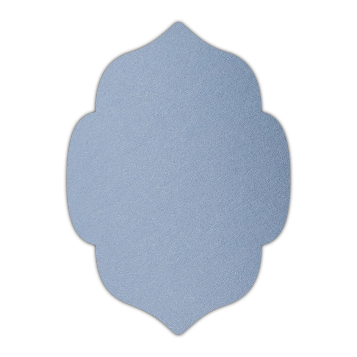 CMYK Print on Azure Blue Cardstock | Shape P7 | 4.25" x 5.5"