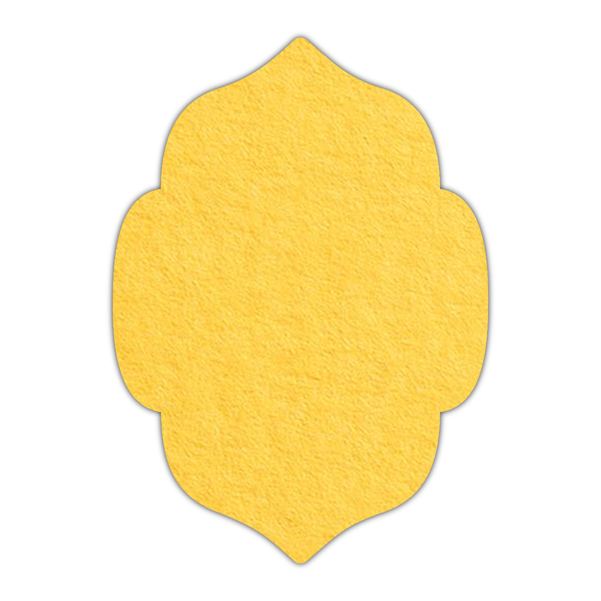 CMYK Print on Canary Yellow Cardstock | Shape P7 | 8.5" x 11"