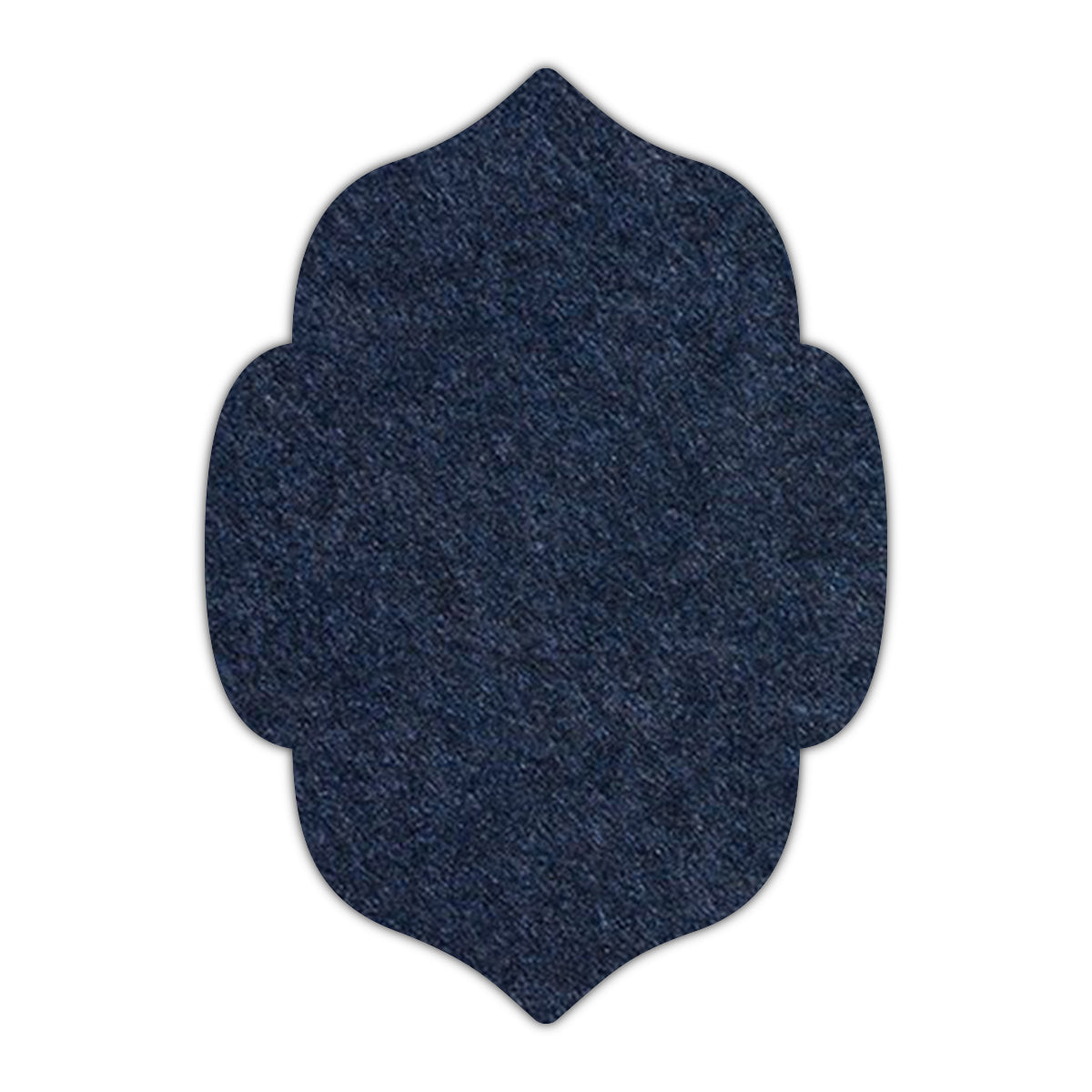 CMYK Print on Dark Navy Blue Cardstock | Shape P7 | 3.5" x 5"