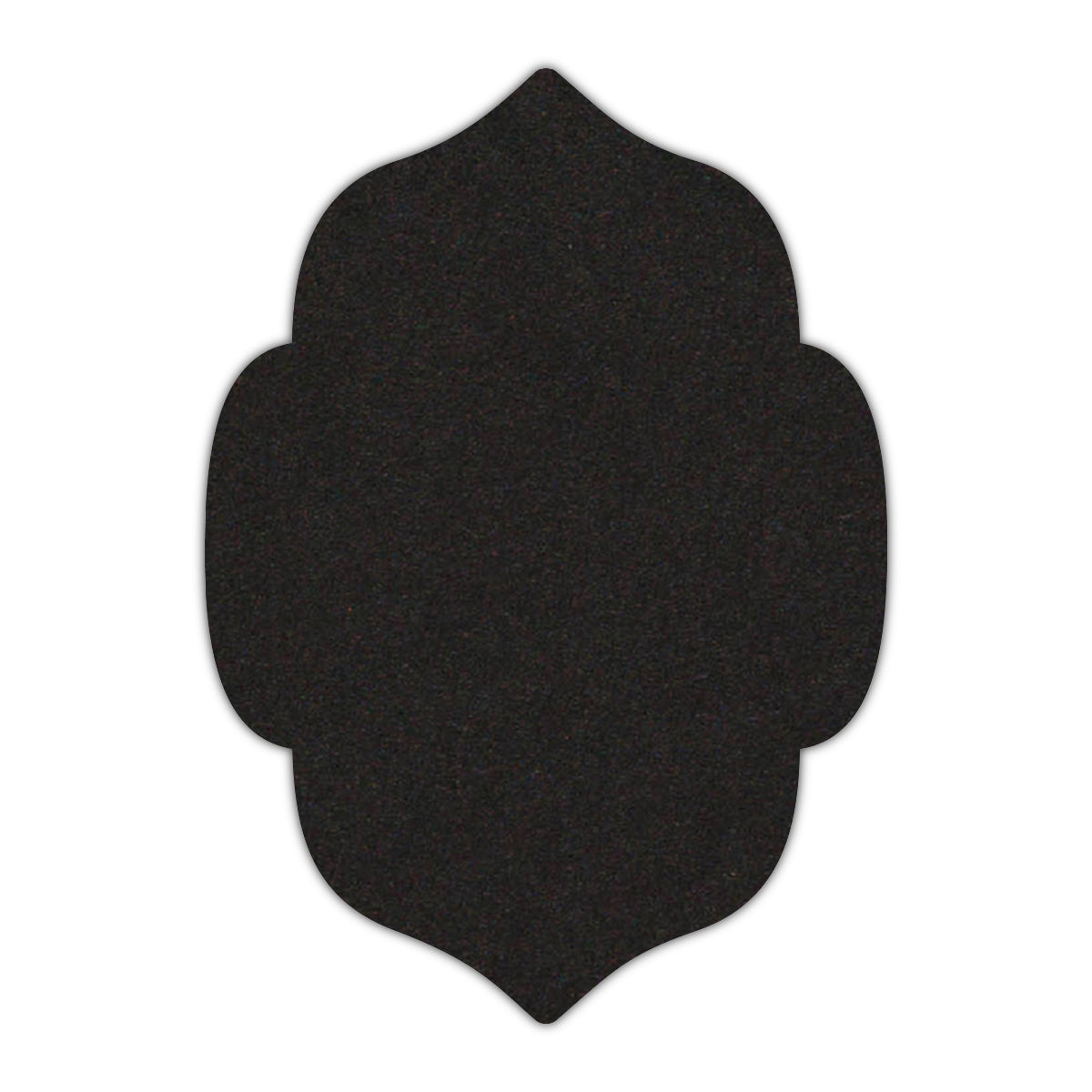 CMYK Print on Deep Black Cardstock | Shape P7 | 8" x 10"