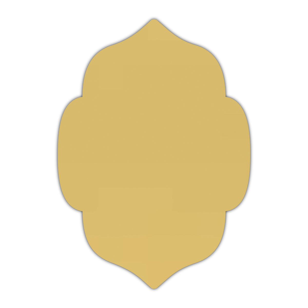 CMYK Print on Shimmer Gold Cardstock | Shape P7 | 5.5" x 8.5"