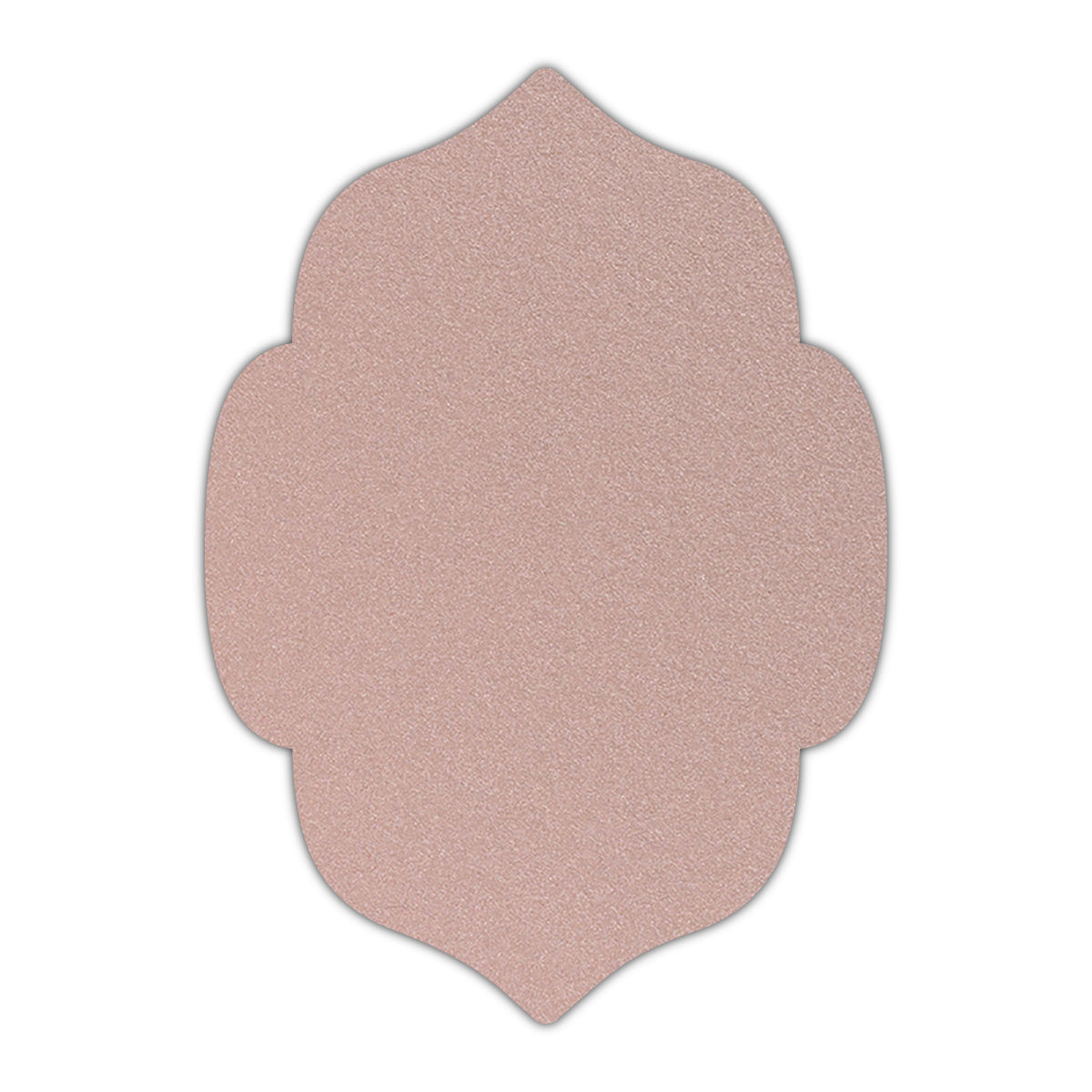 CMYK Print on Shimmer Nude Cardstock | Shape P7 | 3.5" x 5"