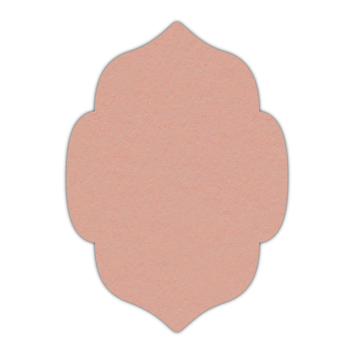 CMYK Print on Old Rose Cardstock | Shape P7 | 8.5" x 11"