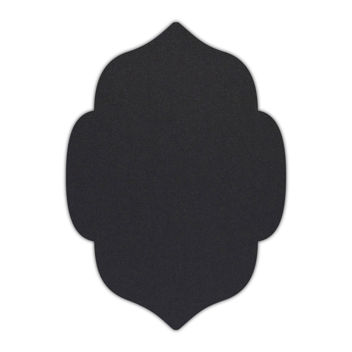 CMYK Print on Shimmer Onyx Cardstock | Shape P7 | 3" x 4"