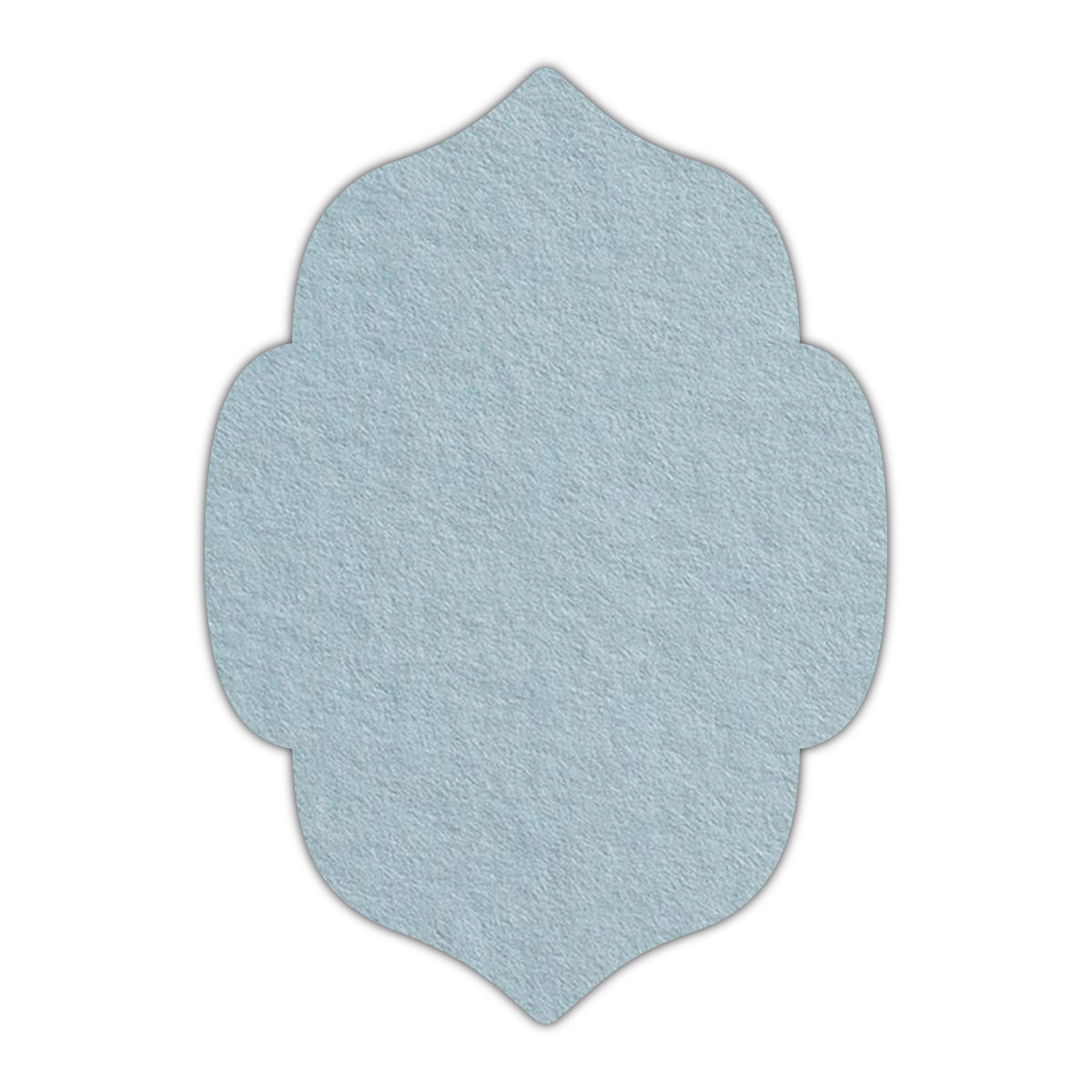 CMYK Print on Placid Blue Cardstock | Shape P7 | 2.5" x 3.5"