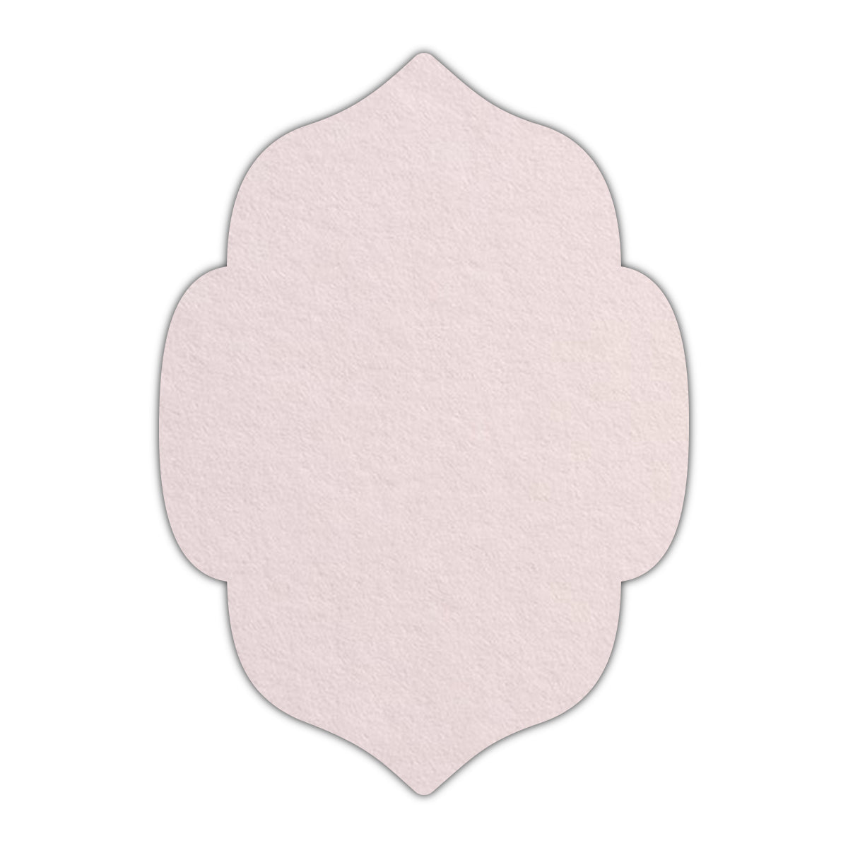 CMYK Print on Powder Pink Cardstock | Shape P7 | 8.5" x 11"