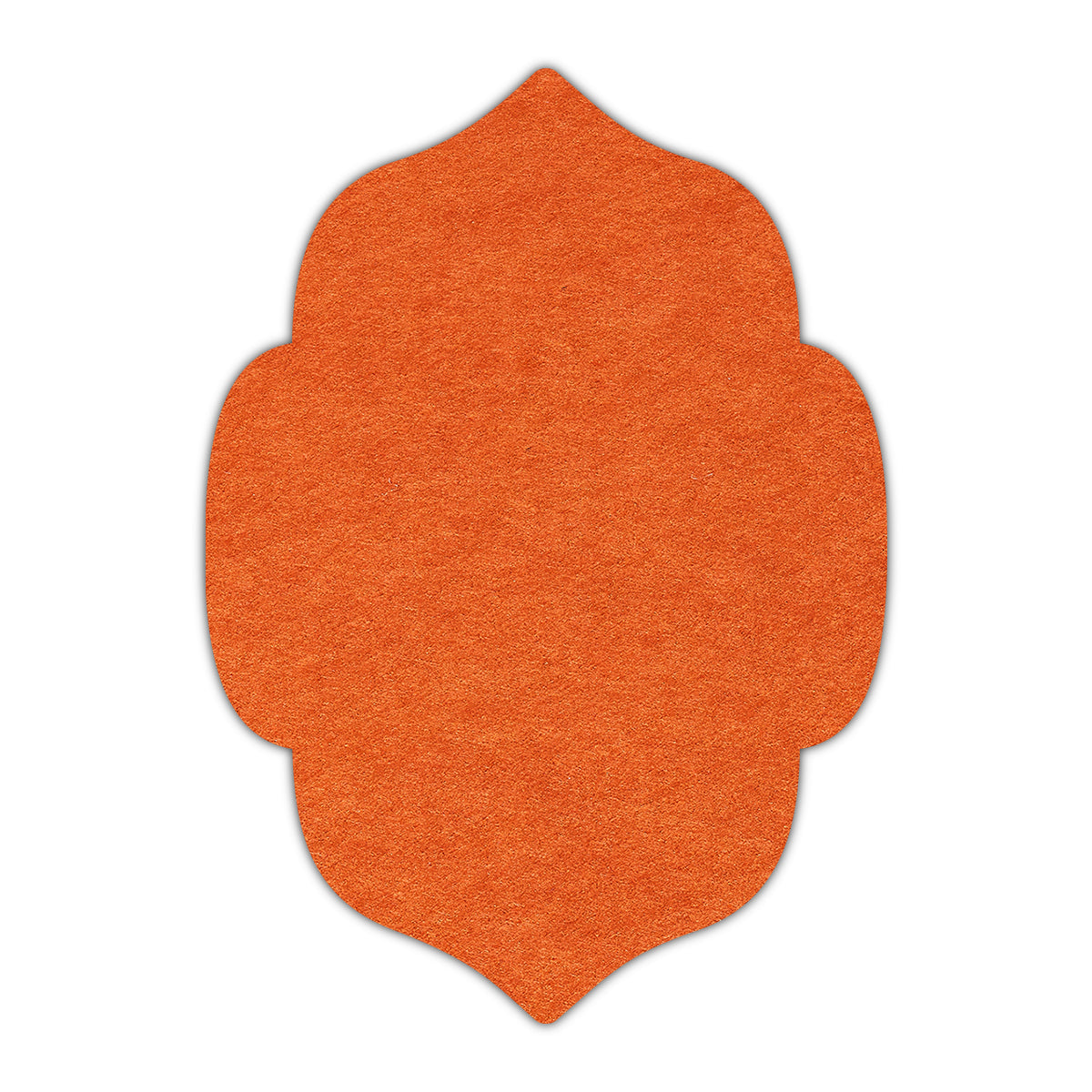 CMYK Print on Rust Cardstock | Shape P7 | 2" x 3.5"