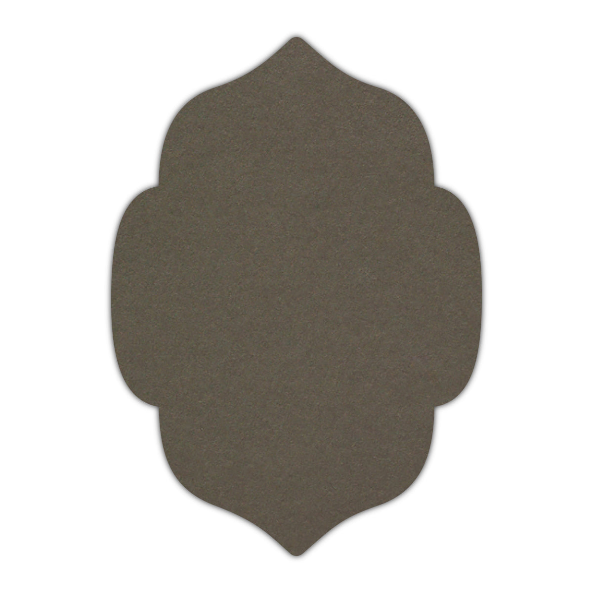 CMYK Print on Sombre Grey Cardstock | Shape P7 | 6" x 9"