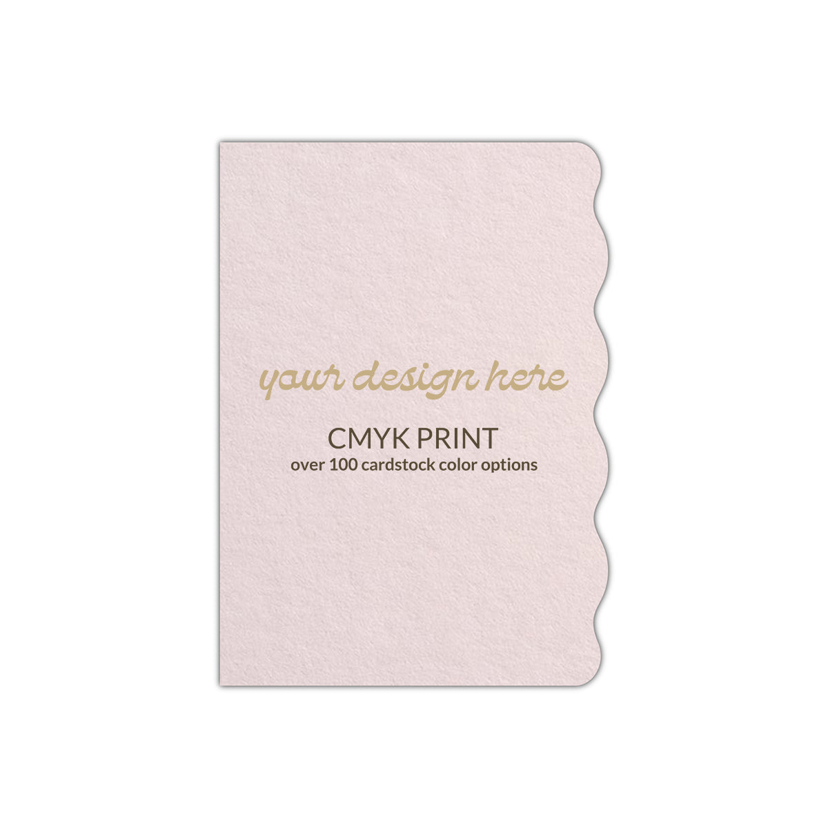 Shape P83 Diecut Card | CMYK Print | 5.5" x 8.5"