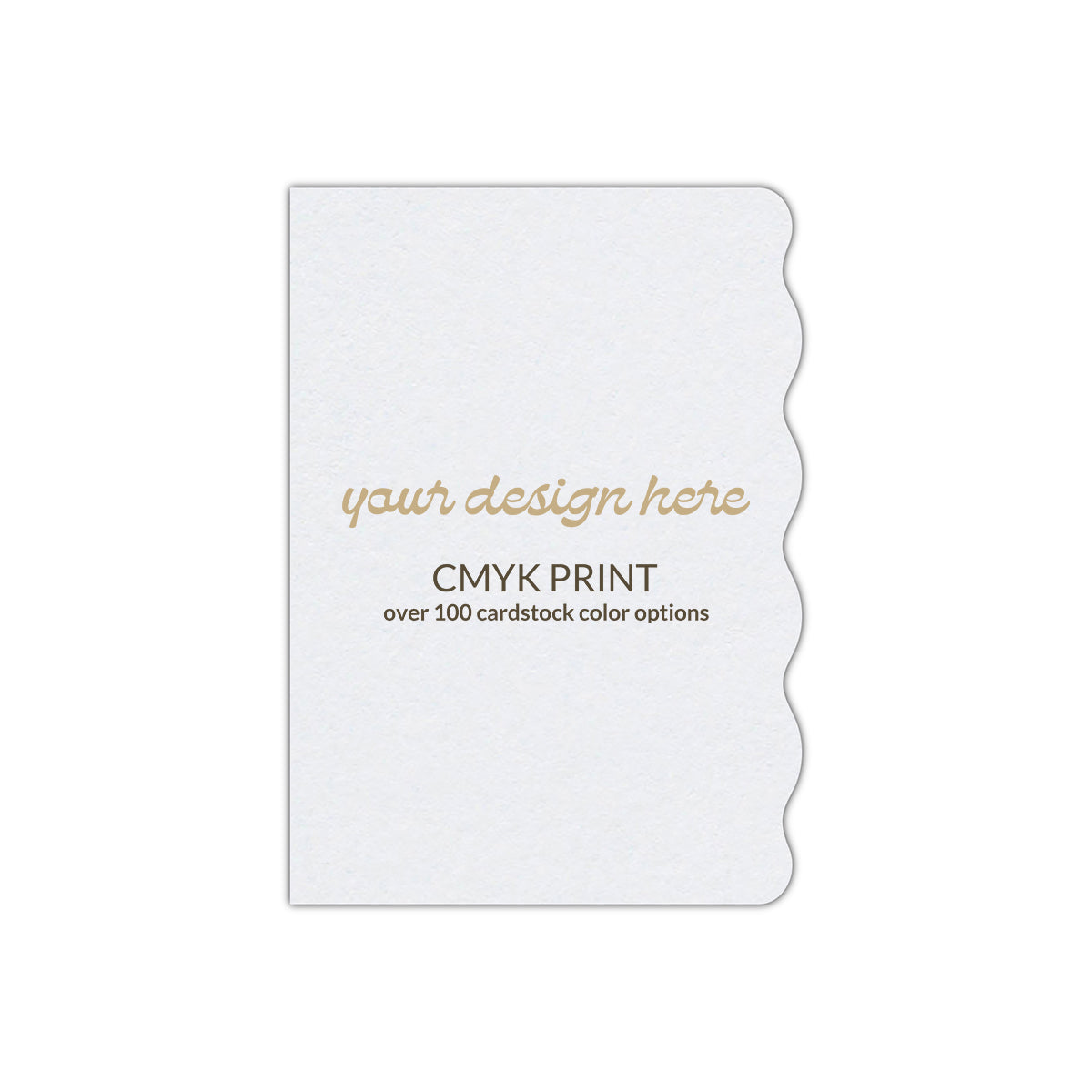 Shape P83 Diecut Card | CMYK Print | 2.5" x 3.5"