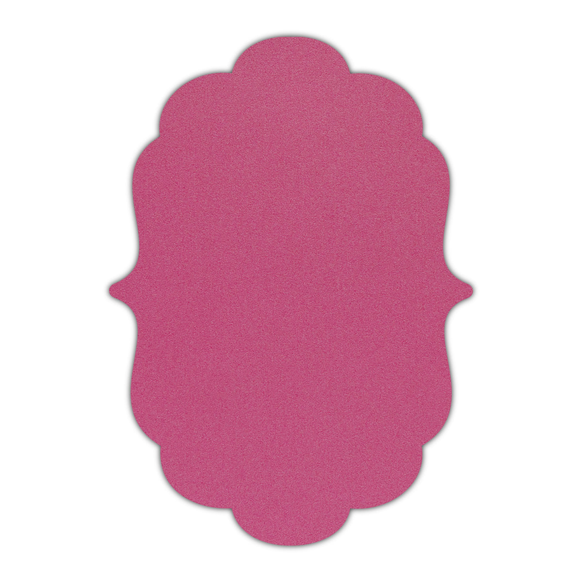 CMYK Print on Shimmer Azalea Cardstock | Shape P8 | 2" x 3"