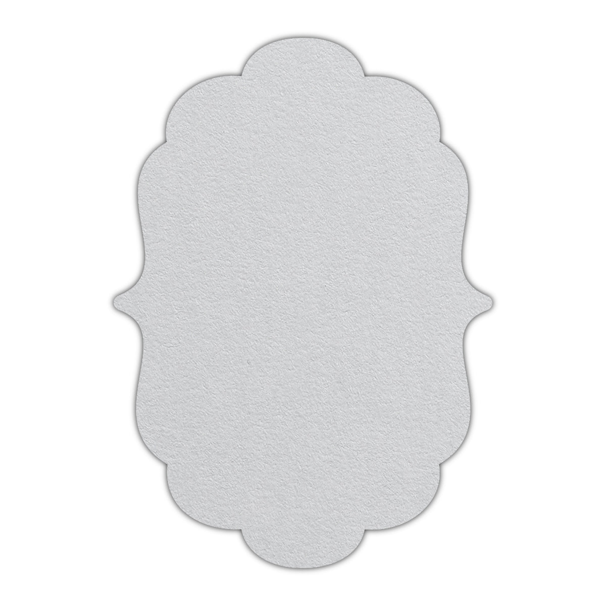 CMYK Print on Bright White Cardstock | Shape P8 | 2" x 3"