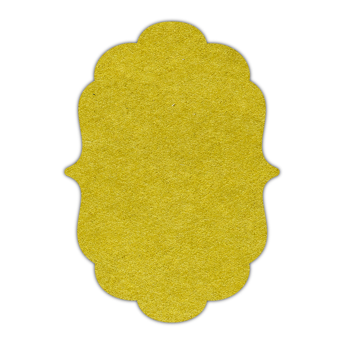 CMYK Print on Chartreuse Cardstock | Shape P8 | 3" x 4"