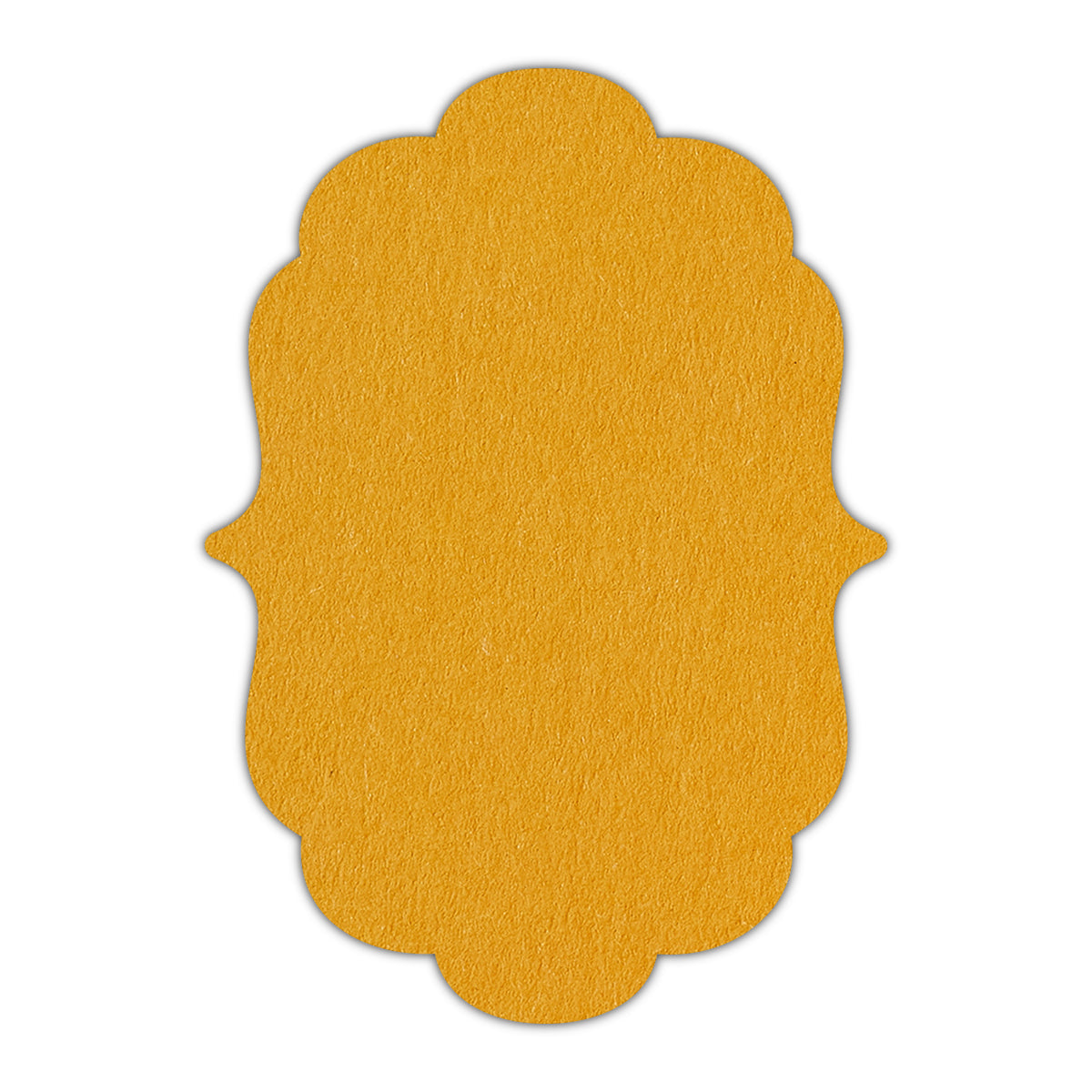 CMYK Print on Citrine Cardstock | Shape P8 | 2" x 3.5"