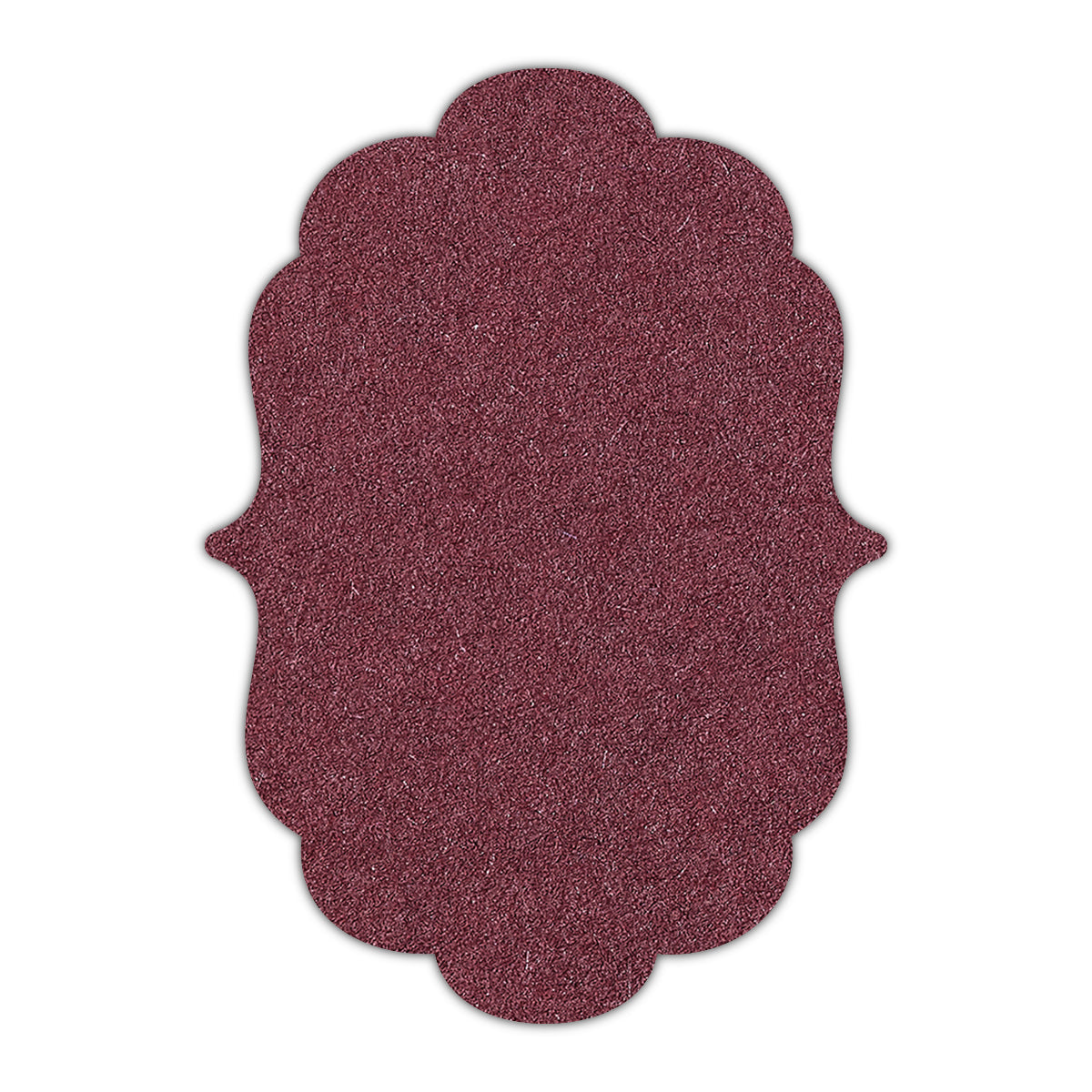 CMYK Print on Claret Cardstock | Shape P8 | 2" x 3"