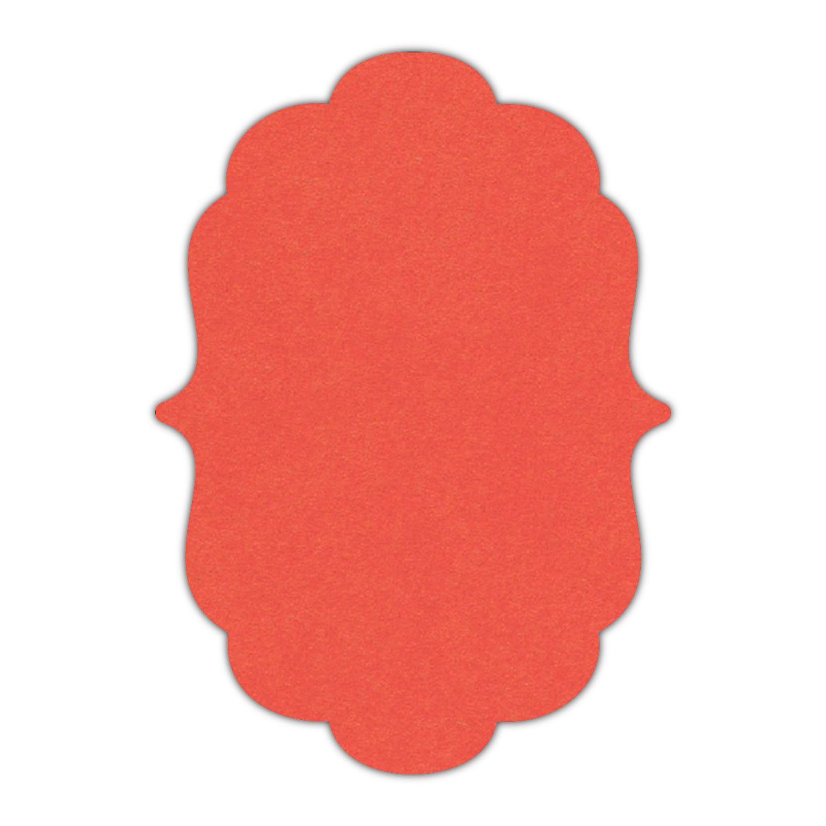 CMYK Print on Coral Cardstock | Shape P8 | 8.5" x 11"
