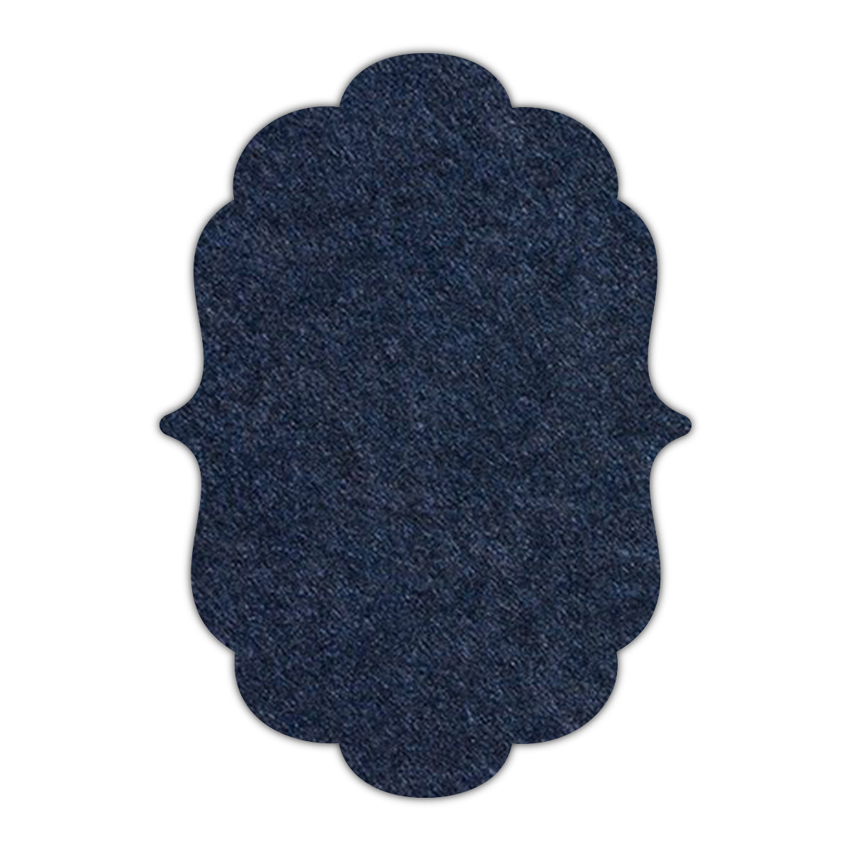 CMYK Print on Dark Navy Blue Cardstock | Shape P8 | 5" x 7"