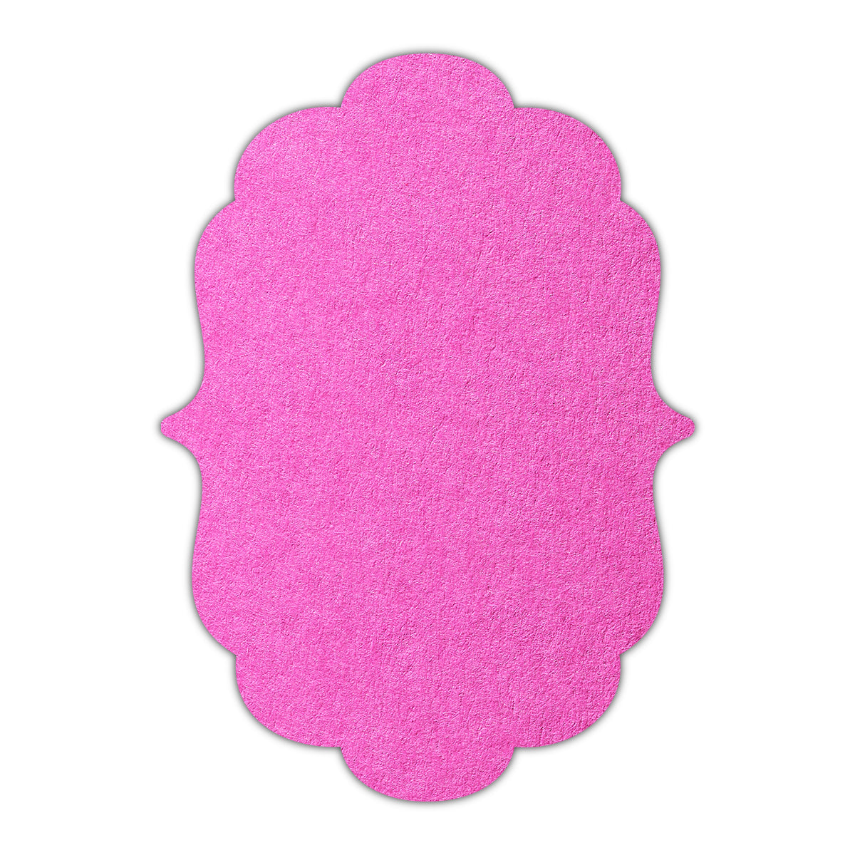 CMYK Print on Fuchsia Pink Cardstock | Shape P8 | 8.5" x 11"