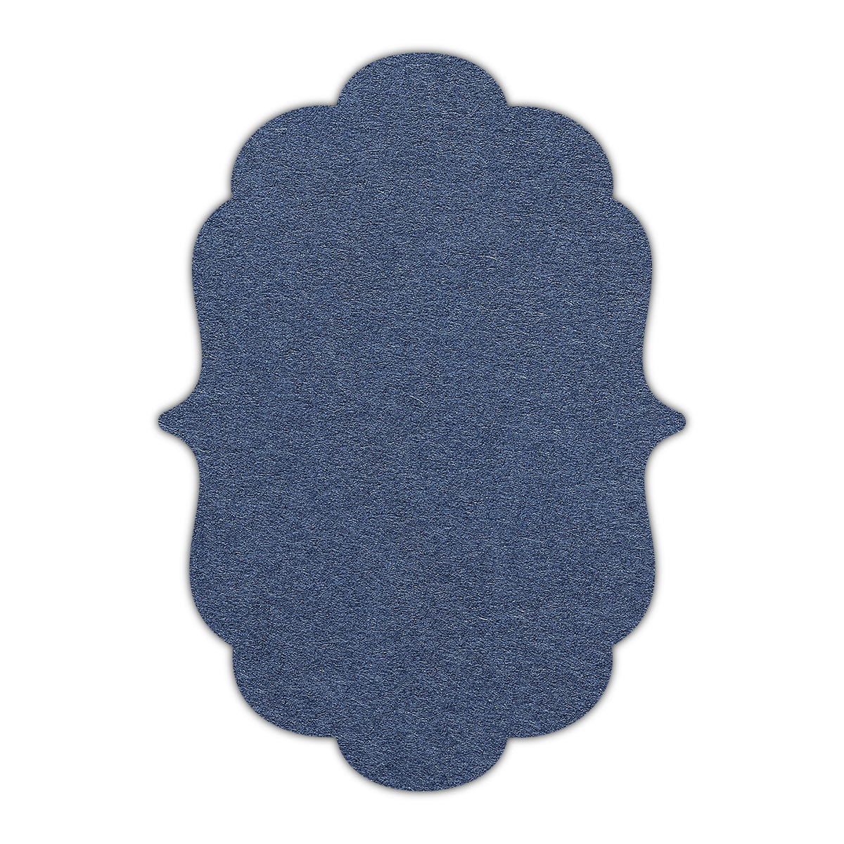 CMYK Print on Imperial Blue Cardstock | Shape P8 | 3" x 5"