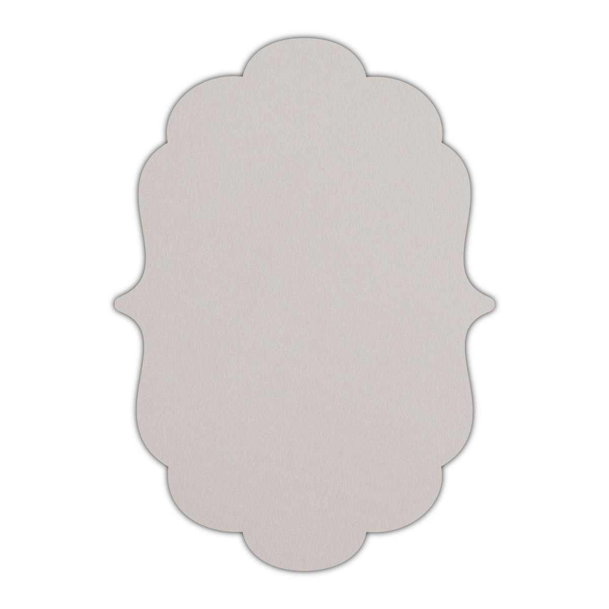 CMYK Print on Pale Grey Cardstock | Shape P8 | 4.25" x 5.5"