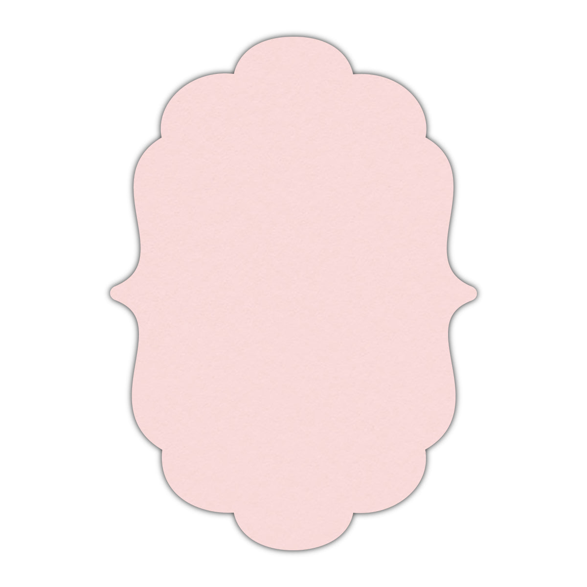 CMYK Print on Pastel Pink Cardstock | Shape P8 | 12" x 18"