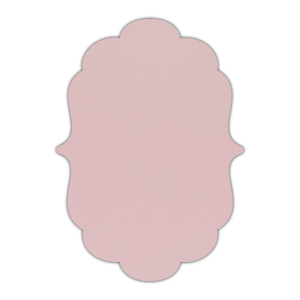 CMYK Print on Shimmer Rose Quartz Cardstock | Shape P8 | 12" x 18"